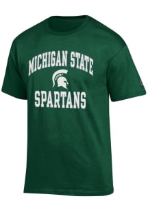 Champion Michigan State Spartans Green No1 Design Short Sleeve T Shirt