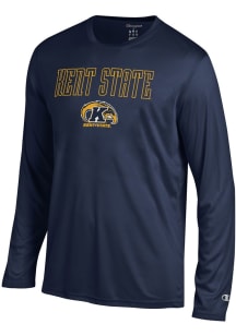 Champion Kent State Golden Flashes Navy Blue Athletic Long Sleeve T-Shirt