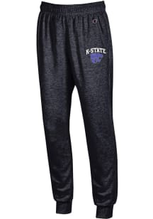 Champion K-State Wildcats Mens Black Team Powerblend Sweatpants