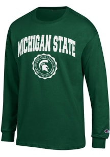 Champion Michigan State Spartans Green Seal Long Sleeve T Shirt