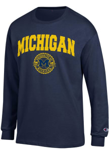Champion Michigan Wolverines Blue Seal Long Sleeve T Shirt
