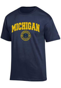 Champion Michigan Wolverines Blue Seal Short Sleeve T Shirt
