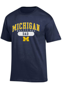Champion Michigan Wolverines Blue Dad Short Sleeve T Shirt