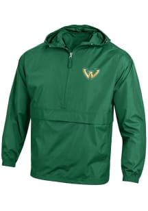 Champion Wayne State Warriors Mens Green Primary Light Weight Jacket