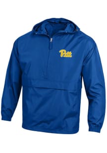 Champion Pitt Panthers Mens Blue Packable Wordmark Light Weight Jacket