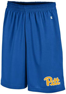 Champion Pitt Panthers Mens Blue Mesh Shorts