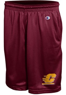 Champion Central Michigan Chippewas Mens Maroon Mesh Shorts