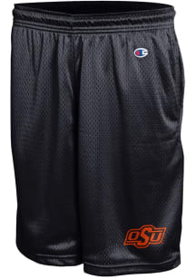Champion Oklahoma State Cowboys Mens Black Logo Mesh Shorts