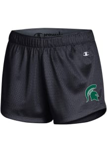 Champion Michigan State Spartans Womens Black Mesh Shorts