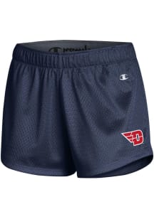 Champion Dayton Flyers Womens Navy Blue Mesh Shorts