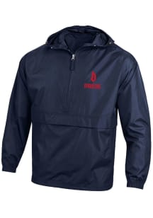 Champion Duquesne Dukes Mens Navy Blue Packable Light Weight Jacket