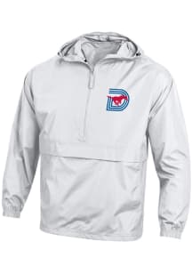 Champion SMU Mustangs Mens White Packable Triple D Logo Light Weight Jacket