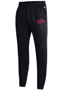 Champion Arkansas Razorbacks Mens Black Powerblend Jogger Sweatpants