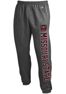 Champion Missouri State Bears Mens Charcoal Powerblend Closed Bottom Sweatpants
