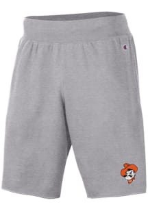 Champion Oklahoma State Cowboys Mens Ash Rochester Fleece Shorts