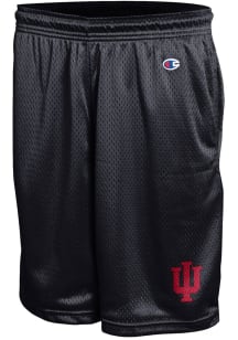 Champion Indiana Hoosiers Mens Black Mesh Shorts