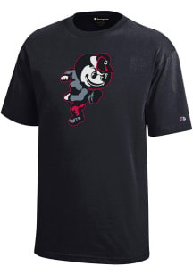 Brutus Buckeye  Champion Ohio State Buckeyes Youth Black Brutus Short Sleeve T-Shirt