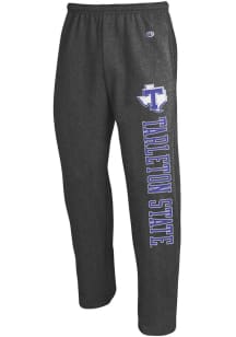 Champion Tarleton State Texans Mens Charcoal Powerblend Open Bottom Sweatpants