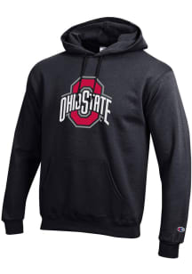 Champion Ohio State Buckeyes Mens Black Powerblend Style Long Sleeve Hoodie