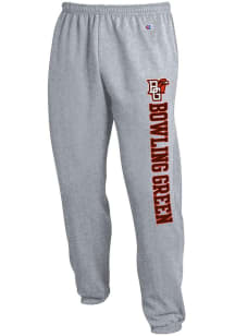 Champion Bowling Green Falcons Mens Grey Banded Bottom Sweatpants