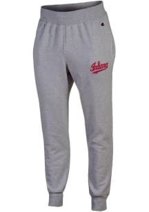 Champion Indiana Hoosiers Mens Grey Reverse Weave Joggers Fashion Sweatpants