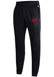 Champion Indiana Hoosiers Mens Black Joggers Sweatpants