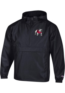 Champion Georgia Bulldogs Mens Black Bulldog Light Weight Jacket