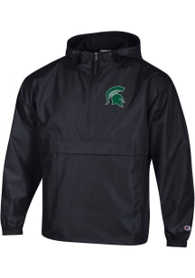 Champion Michigan State Spartans Mens Black Primary Logo Light Weight Jacket