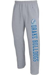 Champion Drake Bulldogs Mens Grey Open Bottom Sweatpants
