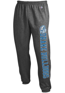Champion Drake Bulldogs Mens Charcoal Closed Bottom Sweatpants