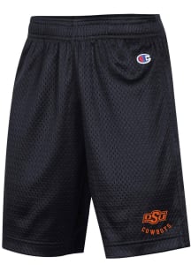 Champion Oklahoma State Cowboys Youth Black Primary Logo Shorts
