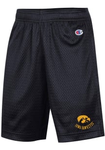 Champion Iowa Hawkeyes Youth Black Primary Logo Shorts