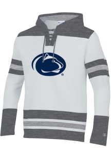 Champion Penn State Nittany Lions Mens White Hockey Long Sleeve Hoodie