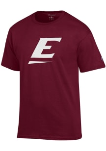 Champion Eastern Kentucky Colonels Maroon PRIMARY LOGO Short Sleeve T Shirt