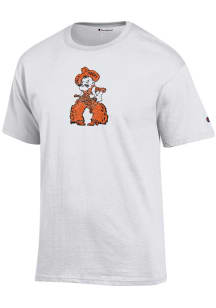 Champion Oklahoma State Cowboys White Vault Short Sleeve T Shirt