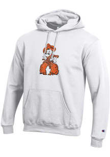 Champion Oklahoma State Cowboys Mens White Powerblend Long Sleeve Hoodie