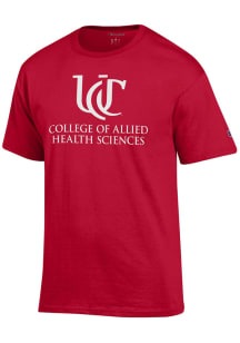 Champion Cincinnati Bearcats Red College of Health Sciences Short Sleeve T Shirt