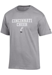 Champion Cincinnati Bearcats Ash Cheer Short Sleeve T Shirt
