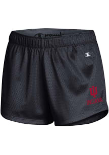 Champion Indiana Hoosiers Womens Black Mesh Shorts