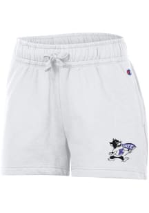 Champion K-State Wildcats Womens White Powerblend Shorts