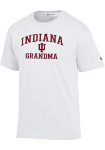 Champion Indiana Hoosiers White Grandma Jersey Short Sleeve T Shirt