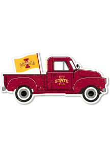Iowa State Cyclones 2" Truck Dizzler Stickers - Cardinal