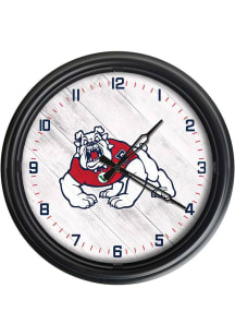 Fresno State Bulldogs Outdoor LED Wall Clock