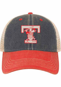 Toledo Mud Hens Old Favorite Meshback Adjustable Hat - Navy Blue