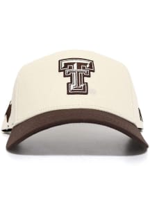 No Rivals Texas Tech Red Raiders Espresso ADJ Adjustable Hat - Ivory