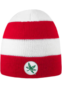 LogoFit Ohio State Buckeyes White Columbia Mens Knit Hat