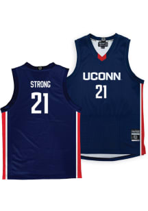 Sarah Strong  Campus Ink UConn Huskies Navy Blue NIL Jersey