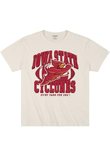 Homefield Iowa State Cyclones White Punching Cy Short Sleeve Fashion T Shirt