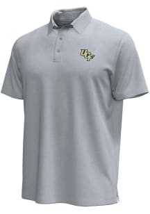 Under Armour UCF Knights Mens Grey Icon Short Sleeve Polo