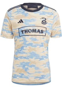Philadelphia Union Mens Adidas Replica Soccer Away Jersey - White